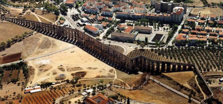 The Aqueduct of Amoreira in Elvas